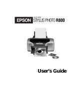 Epson R800 User manual