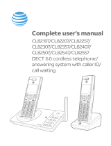 AT&T CL82407 User guide