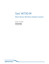Plantronics Savi W710 User manual