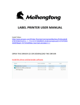 MeihengtongLabel Printer - High Speed Direct Thermal Desktop Printer for Labels, Barcodes, Tags - Compatible