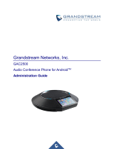 Grandstream GAC2500 User guide