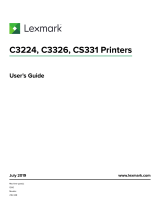 Lexmark C3326dw User manual