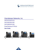 Grandstream GXP1620 User guide