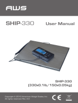 American Weigh Scales AMW-SHIP330 User manual