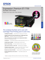 Epson ET-7700 User manual