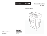 Royal MC14MX User manual