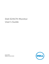 Dell E2417H User guide