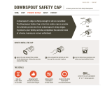 Downspout Safety Cap DSC-23W User guide