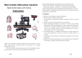 SUPER DEAL PRO 5 in 1 Heat Press Machine Multifunction Sublimation T Shirt Press Machine Hat/Mug/Plate/Cap/T-Shirt User guide