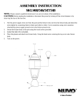 Nuvo Lighting 60/548 Installation guide