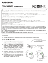 Parmida LED Technologies PLED-PDN12W5K-12P User manual