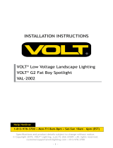 VOLT Fat Boy 12V Brass Spotlight Installation guide