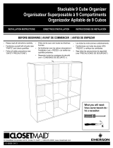 Stackable Cube Stackable 9 Cube Organizer User manual