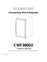 EdgeStar CWF380DZ 19 Inch Wide 38 Bottle Wine Cooler User manual