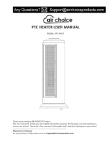 Air Choice YM17 Space Heater User manual