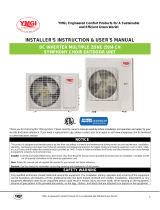 YMGI Tri Zone - 36000 BTU (12K 12K 12K) Ceiling Mounted Ductless Mini Split Air Conditioner Installation guide