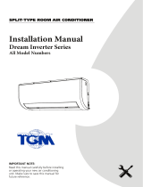 TGM Dream Inverter Heat Pump Mini Split Air Conditioner 19.8 SEER (12,000 BTU 110V) Installation guide