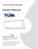 TGM Dream Inverter Heat Pump Mini Split Air Conditioner 19.8 SEER (12,000 BTU 110V) User manual