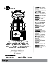 InSinkErator BADGER 1 User manual