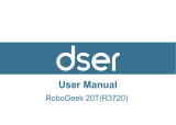 Dser Robot Vacuum, dser 1600Pa Robotic Vacuum Cleaner, Self-Charging User manual