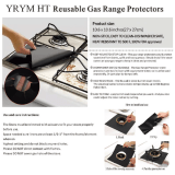 YRYM HT Reusable Gas Stove Burner Covers 001 User guide