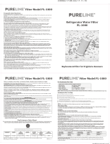 PURELINE Frigidaire WFCB & WF1CB Water Filter Replacement. Compatible Frigidaire Models: WF1CB, NGRG 2000, WFCB, RG-100.- High End Generic Filter User manual