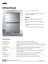 Summit Appliance SPR627OS2D Specification