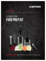 Chefman 6-in-1 Spiralizing Food Prep Kit User guide