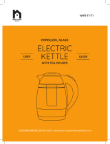 New House Kitchen Electric Glass Kettle, User manual