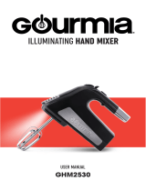 Gourmia GHM2530 Illuminating Electric Hand Mixer User manual
