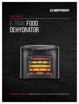 Chefman 6 Tray Digital Food Dehydrator User guide