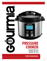 Gourmia GPC655 6 Qt Digital SmartPot Multi-Function Pressure Cooker - 15 Cook Modes - Removable Nonstick Pot - 24-Hour Delay Timer - Automatic Keep Warm - LCD Display - Pressure Sensor Lid Lock User manual
