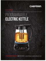 Chefman Programmable Touch Electric Kettle User manual