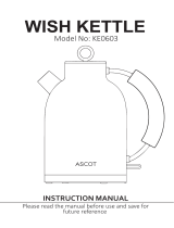 ASCOT Electric Kettle User manual