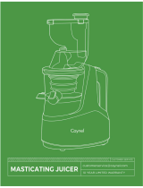 CAYNEL Caynel Slow Masticating Juicer Cold Press Extractor User guide