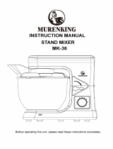 murenking MURENKING Stand Mixer MK36 500W 5-Qt 6-Speed Tilt-Head Kitchen Food Mixer User manual