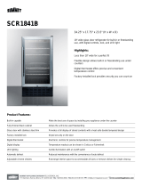 Summit Appliance SCR1841B Specification