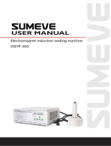 SumeveManual Induction Sealer Induction Bottle Sealing Machine Portable Electromagnetic Induction Cap Sealer For Cap Diameter 20mm-100mm 110V