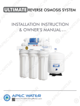 APEC Water Systems Ultimate RO User manual