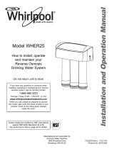 Whirlpool WHER25 User manual