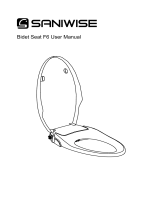 SANIWISE Saniwise Toilet Seat, Elongated Advanced Bidet Toilet Seat User manual