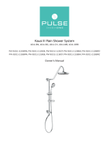 Pulse Kauai III Rain Shower System User manual