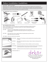 Dekor Sinks 60300NSC User manual