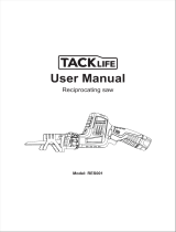 TACKLIFE 12V MAX Reciprocating Saw User manual