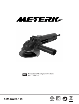 Meterk Electric Angle Grinder 6A 4-1/2inch User manual