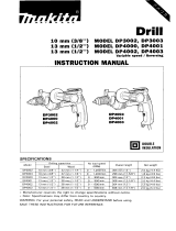 Makita DP4000 User manual