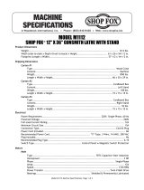 Shop fox M1112 User manual