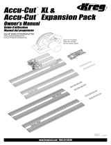 Kreg Accu-Cut Expansion Pack User manual