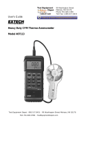 Extech Instruments 407113 User manual