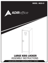 AdirOffice Kids Steel Metal Storage Locker - for Home & School - User manual
